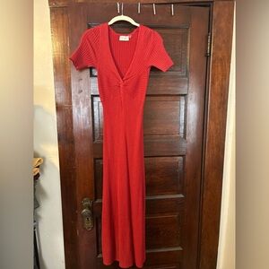 Dress Forum Vibrant Red Maxi Dress
